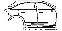(right) Door+Side Skirt+Rear Fender