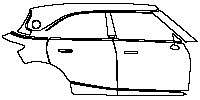 (right) Door+Side Skirt+Rear Fender