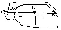 Smart #1 Brabus 2023 - (right) Door+Rear Fender