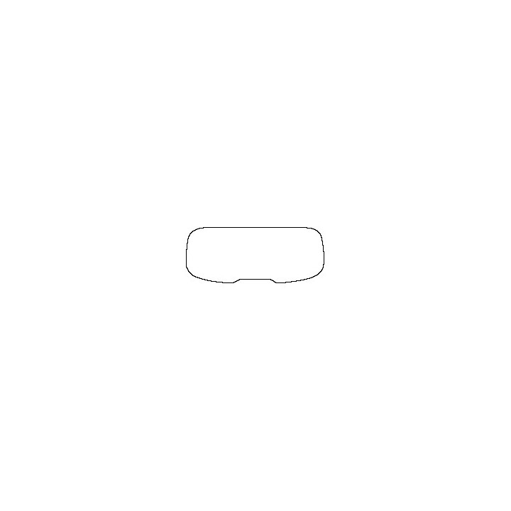 Smart #3 Window 2023 - Rear Window (Edge ends at the inner side of dotted area)