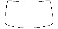 Smart #3 Window 2023 - Windshield (without mirror and dotted area cutout, Edge exceeds the innder side of black cermic by 3mm)