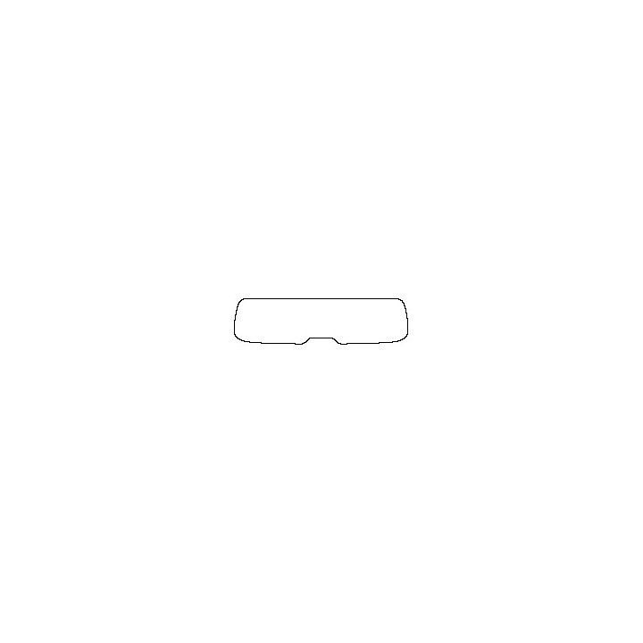 Smart #5 Window 2024 - Rear Window (Edge ends at the inner side of dotted area)
