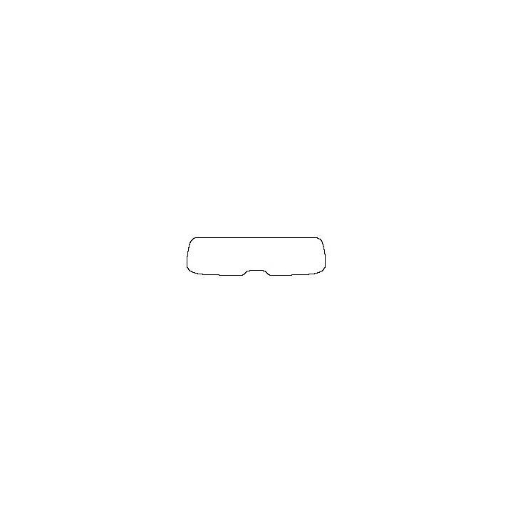 Smart #5 Window 2024 - Rear Window (Edge exceeds the innder side of black cermic by 3mm)