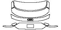 Audi e-tron GT e-tron GT 2021 - Trunk Lid (without model emblem)