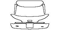 Audi Q5 Standard Wheelbase 2009 - Trunk Lid (With''Q5''''quattro''model emblem)