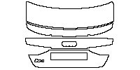 Audi A3 Sedan 2018 - Trunk Lid (with ''RS3'' model emblem)