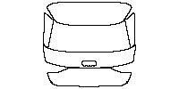 Audi A3 Sportback 2013 - Trunk Lid (without emblem)