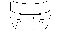 Audi A3 Sedan 2014 - Trunk Lid (with ''A3'' , ''quattro'' emblems)