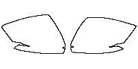 Audi Q8 e-tron Sportback 2024 - Mirror (for Left Hand Drive)