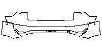 Audi Q8 e-tron Sportback 2024 - Rear Bumper (with 2 PDC)
