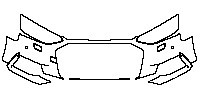 Audi A4 A4 allroad quattro 2017 - Bumper+Headlamp (with headlight washing,with 2 PDC)