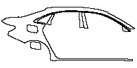 Audi A3 Sedan 2014 - (right) Door+Rear Fender+Side Skirt