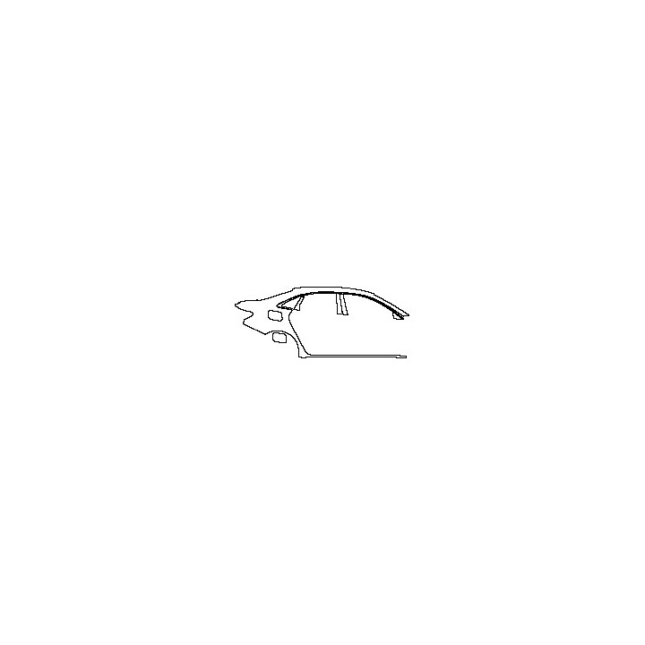 Audi A3 Sedan 2014 - (right) Door+Rear Fender+Side Skirt