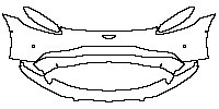 Aston Martin Vantage V8 2005 - Bumper+Headlamp (Mesh Grille)