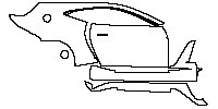 Aston Martin Vantage V12 2009 - (right) Door+Side Skirt+Rear Fender