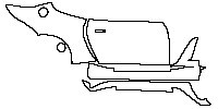 Aston Martin Vantage V12 2012 - (right) Door+Rear Fender+Side Skirt