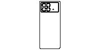 Mobile & Digital Mi cell phone MIX series 2023 - other side
