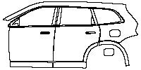 AITO AITO M7 Exterior 2022 - (left) Door+Rear Fender+Side Skirt