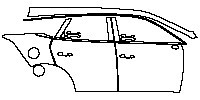 BYD Tang New Energy Exterior 2019 - (right) Door+Rear Fender+Side Skirt