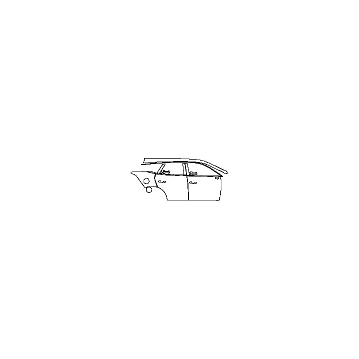 BYD Tang New Energy Exterior 2019 - (right) Door+Rear Fender+Side Skirt