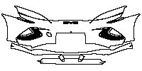 BYD Seal Exterior 2023 - Bumper+Headlamp (with CN license plate cutout , with 2 PDC)