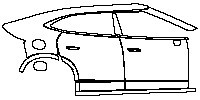 (right) Door+Rear Fender+Side Skirt