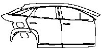 (right) Door+Rear Fender+Side Skirt