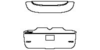 Buick GL8 Avenir 艾维亚 Exterior 2023 - Trunk Lid (with ''Avenir'' ''GL8'' ''上汽通用'' model emblem)