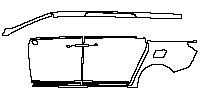 (left)Door+Side Skirt+Rear Fender