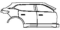 (right) Door+Rear Fender+Side Skirt