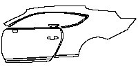 Bentley Continental Exterior 2012 - (left) Door+Rear Fender