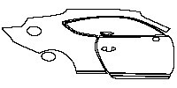 Bentley Continental Exterior 2012 - (right) Door+Rear Fender