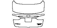 Ford Mondeo Exterior 2020 - Trunk Lid (With''Mondeo''''长安福特''''Ecoboost''model emblem)