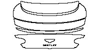 Bentley Continental Exterior 2012 - Trunk Lid (with Styling Specification, with ''BENTLEY'' emblem.)