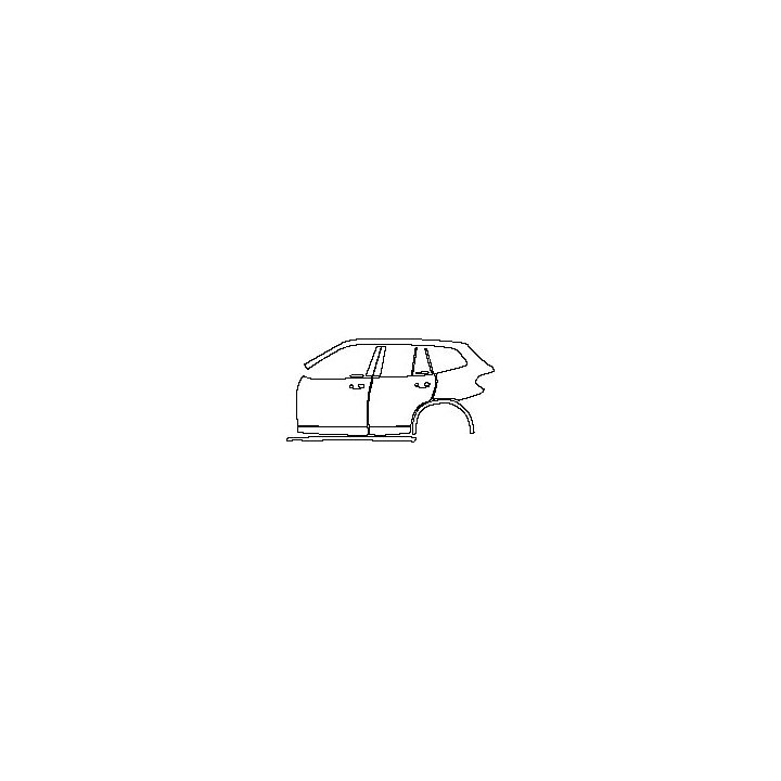 (left) Door+BC Pillar+Rear Fender+Side Skirt