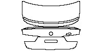 BMW 3 Series Sedan 2021 - Trunk Lid (with M3 Competition emblem)