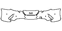 BMW 8 Series Convertible 2020 - Rear Bumper (without M Carbon Exterior Package)
