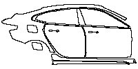 (right) Door+Side Skirt+Rear Fender