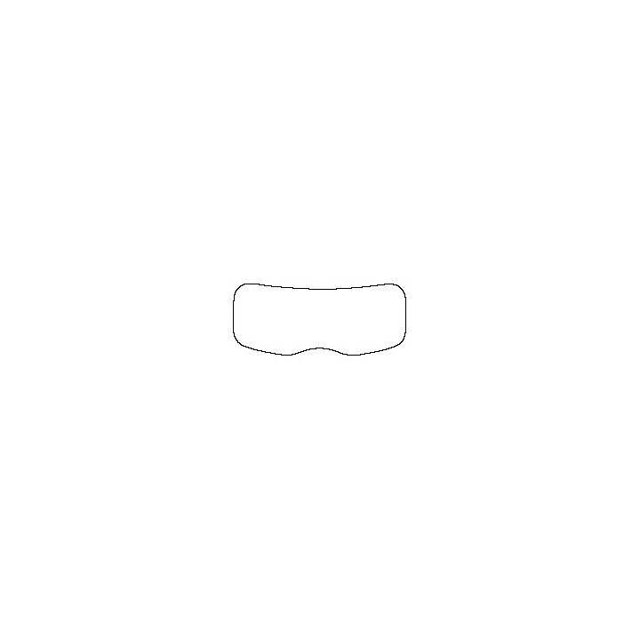 Changan Auto UNI-K Window 2021 - Rear Window (Edge ends at the inner side of dotted area)