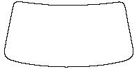 Changan Auto UNI-K Window 2021 - Windshield (without mirror cutout , Edge exceeds the innder side of black cermic by 3mm)