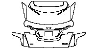 Cadillac XT5 Exterior 2016 - Trunk Lid (With“XT5”“28T”“AWD”“上汽通用”word mark)