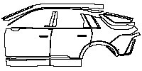 (left)Door+Side Skirt+Rear Fender