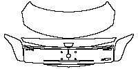Cadillac CT6 Exterior 2023 - Trunk Lid (with ''CT6'' , ''上汽通用'' , ''28T'' emblems)