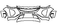 Cadillac GT4 Exterior 2023 - Bumper+Headlamp (with 2 PDC)