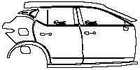 Cadillac GT4 Exterior 2023 - (right) Door+Rear Fender+Side Skirt