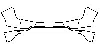 Cadillac GT4 Exterior 2023 - Rear Bumper (without exhaust , with 4 PDC)
