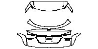Cadillac GT4 Exterior 2023 - Trunk Lid (with ''GT4'' ''25T'' ''上汽通用'' emblem)