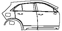 (right) Door+Rear Fender+Side Skirt