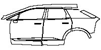 (left) Door+Rear Fender+Side Skirt
