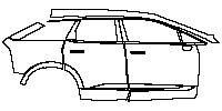 (right) Door+Rear Fender+Side Skirt